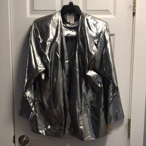 Anne Klein Vintage silver blazer